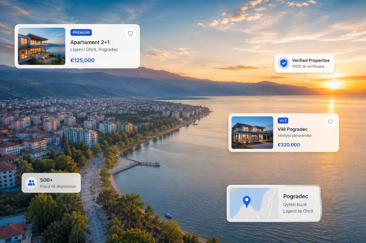 Platforma Pogradec Property - Prona pranë Liqenit të Ohrit